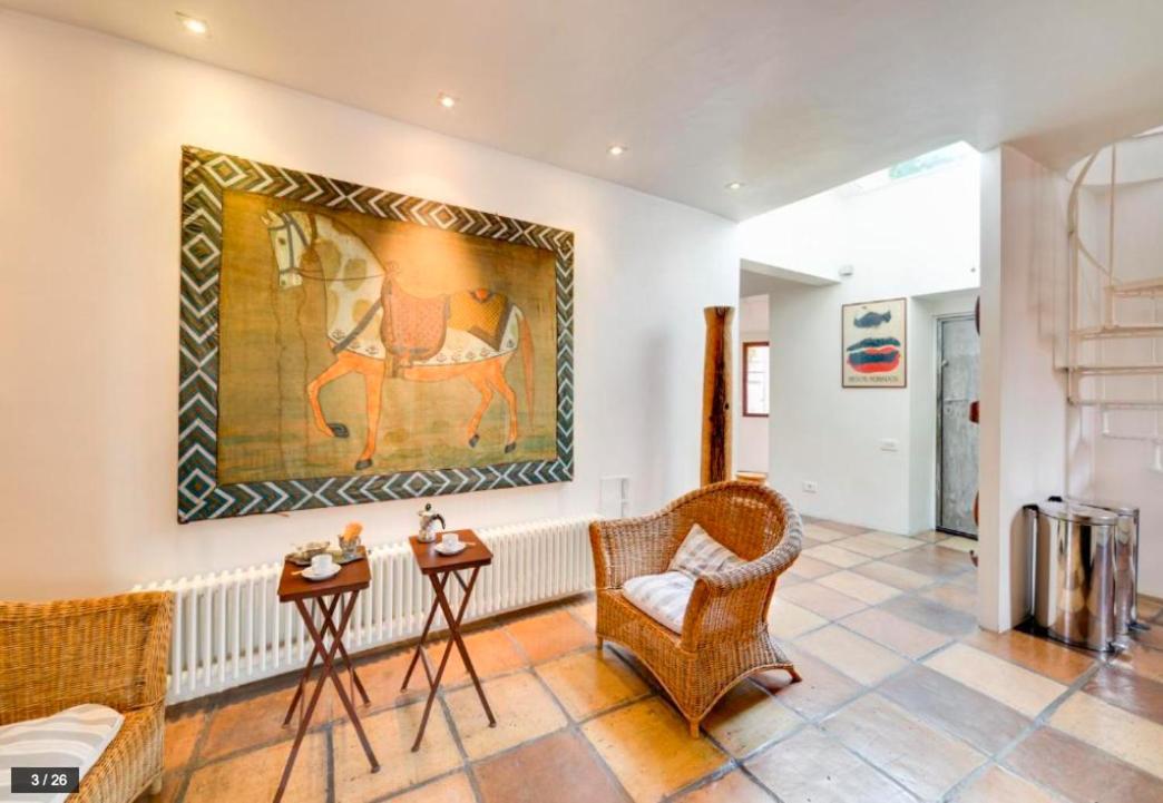 Luxury Art In Trastevere With Terrace Lägenhet *